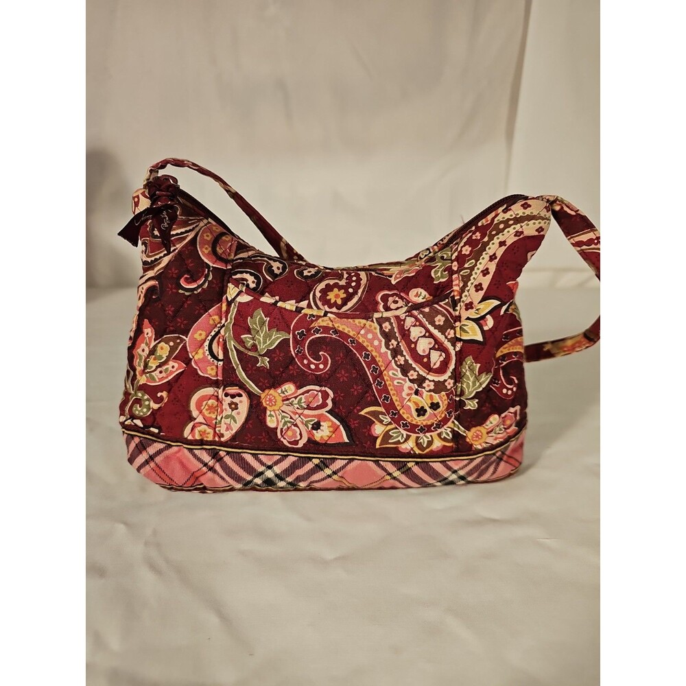 Vintage Vera Bradley Hannah Piccadilly Plum Retired Shoulder Bag Purse